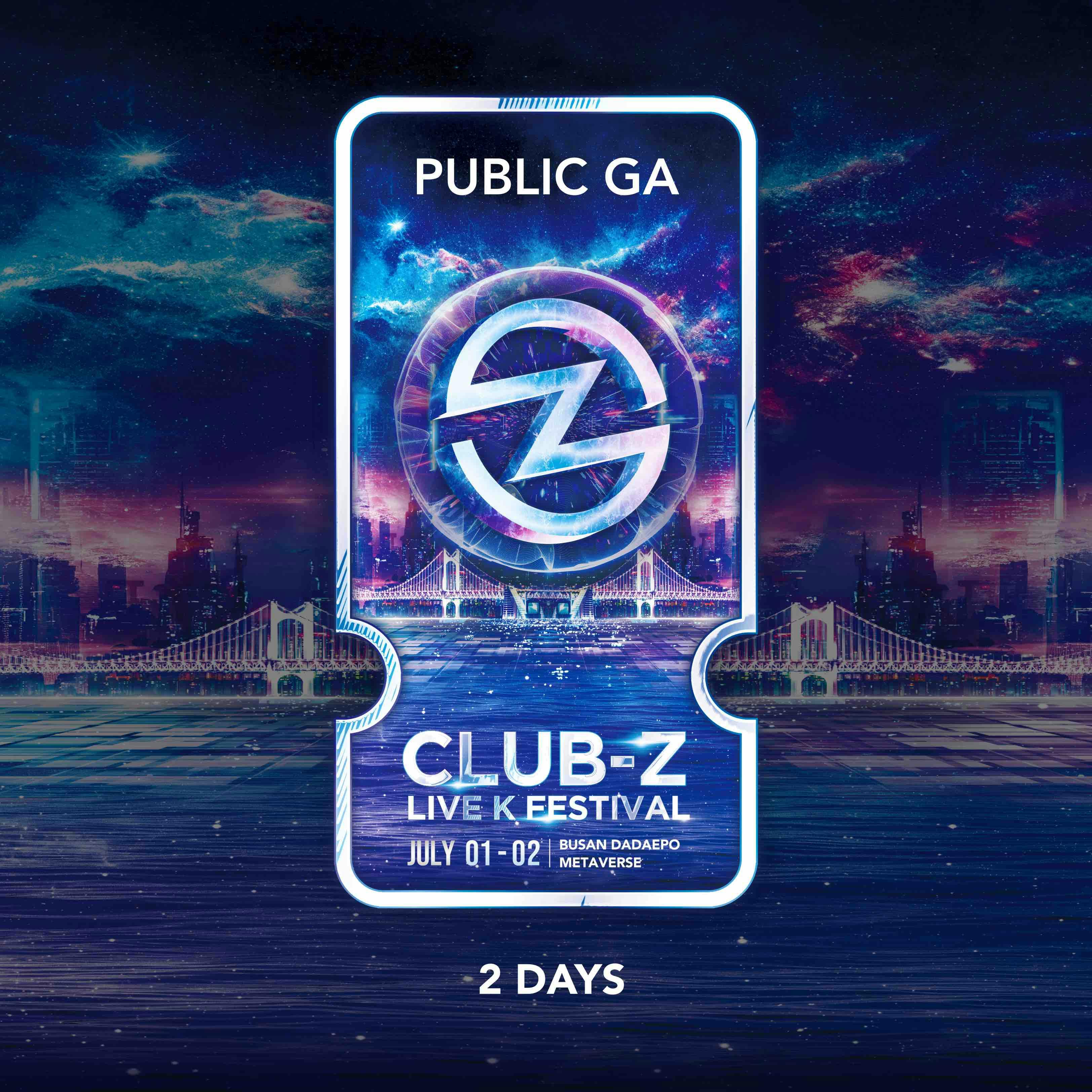 2023 CLUB-Z LIVE K Confesta - 2 Days NFT Ticket